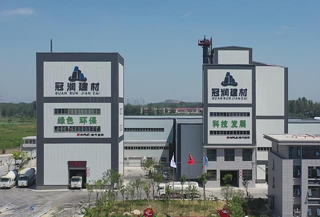 Завод по производству сухих строительных смесей башенного типа